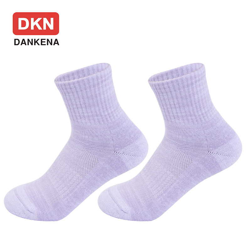 DANKENA Combed New Winter Thick Socks Terry Towels Color Breathable Leisure Sports Socks